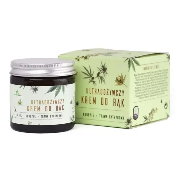 Ultra-Nourishing Hand Cream with Lemongrass Scent and Hemp Seeds oil (50ml)