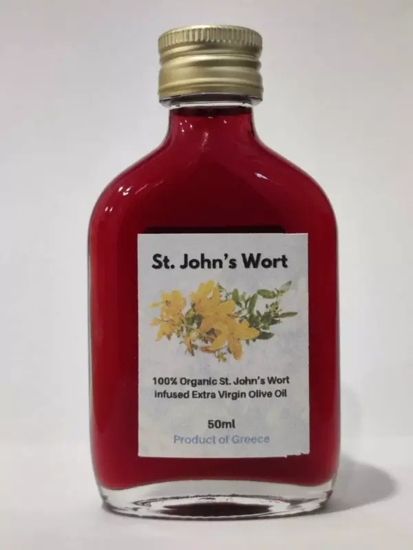 St. John's Wort Oil - Spatholado - From Greece - 100% Organic - 50ML